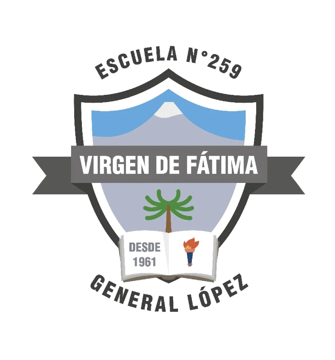 Escudo de la Escuela N° 259 Virgen de Fátima, General López, desde 1961
